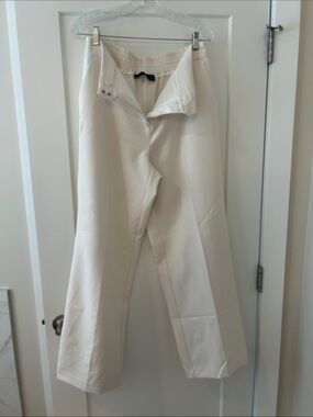 RDI Men's Cream Straight-Leg Dress Pants